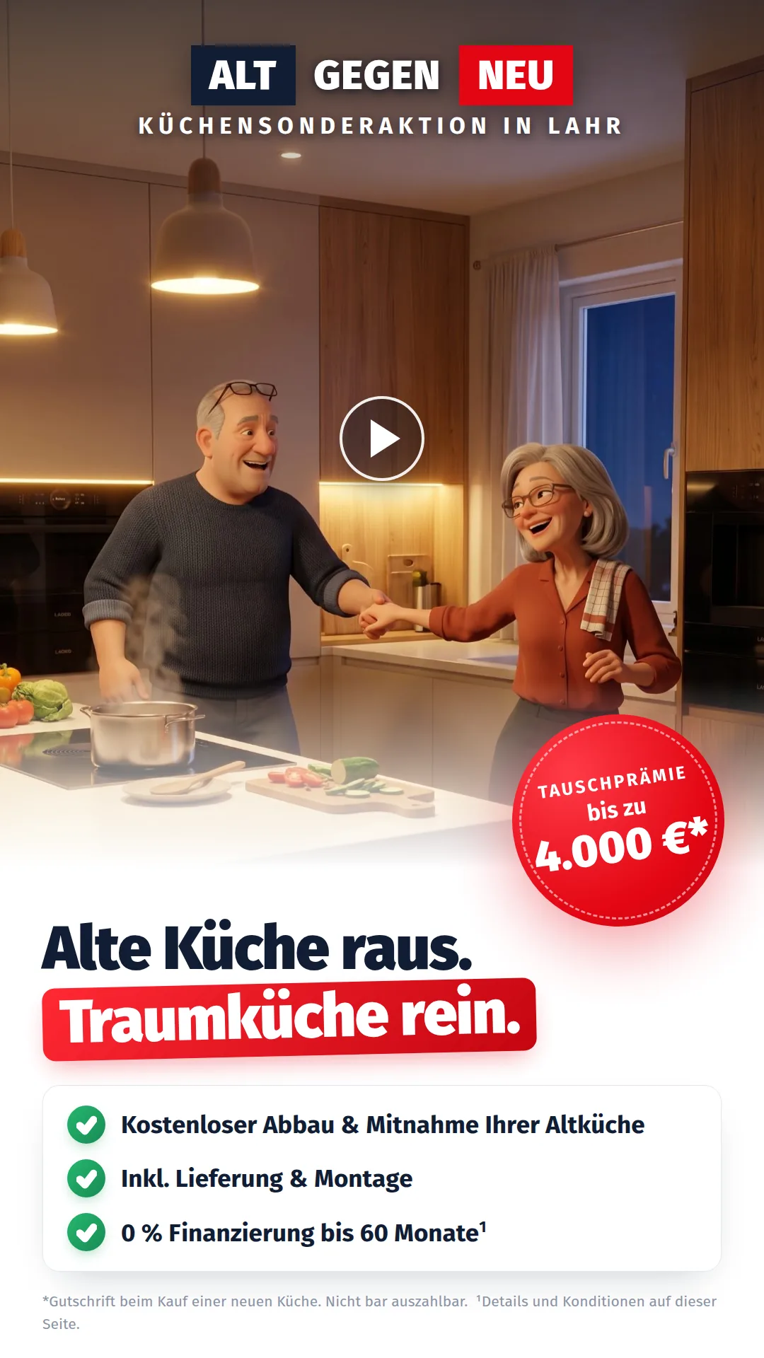 Alt gegen Neu: Küchensonderaktion in Lahr – bis zu 4.000 € Tauschprämie